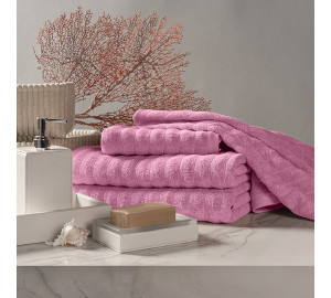 Полотенце Торлей цвет: розовый (50х80 см - 2 шт,70х130 см - 2 шт)