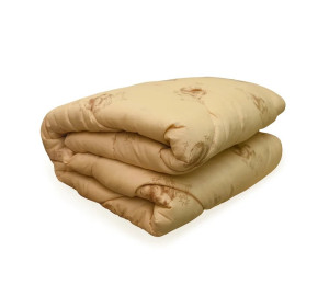 Одеяло Ореховое латте, микроволокно в микрофибре, очень теплое