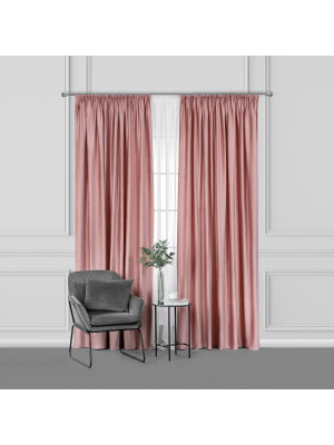 Классические шторы Хана цвет: розовый (200х270 см - 2 шт)