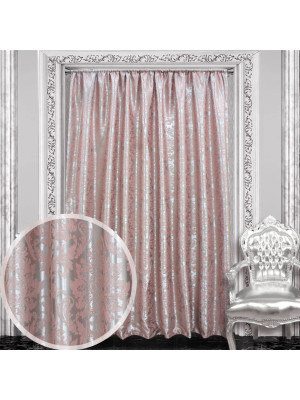Классические шторы Wren цвет: розовый (200х270 см - 1 шт)