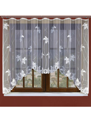 Классические шторы Kendrick цвет: белый (300х160 см - 1 шт)