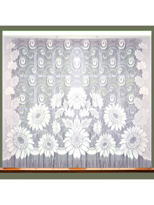 Классические шторы Sydnie цвет: белый (250х165 см - 1 шт)
