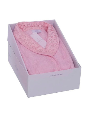 Банный халат Lauretta цвет: грязно-розовый (XL)