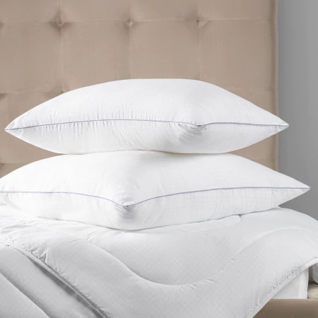 Комплект из 2 подушек Гармония, лебяжий пух Ultra Soft в микрофибре