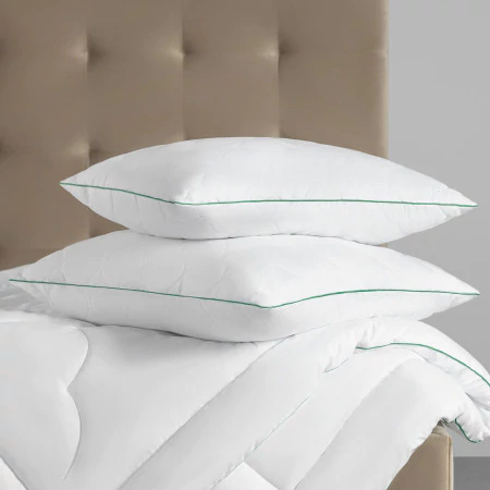 Комплект из 2 подушек Bamboo nature, бамбуковое волокно в бамбуковом сатине