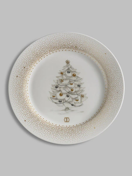 Тарелка новогодняя обеденная Селестия (27 см)