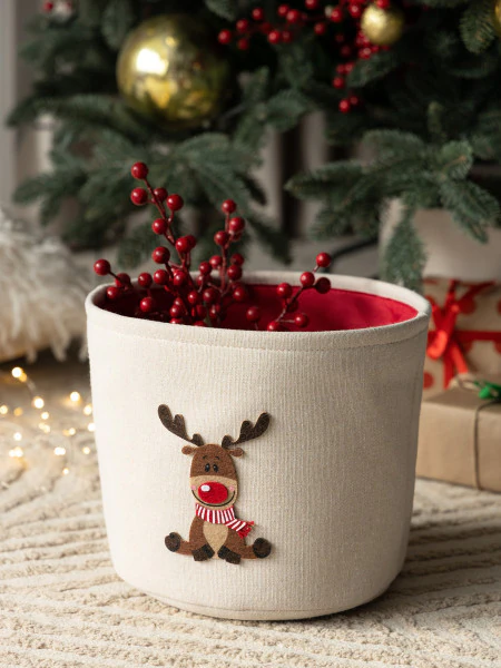 Корзина для хранения новогодняя Луми (33х25х20 см)