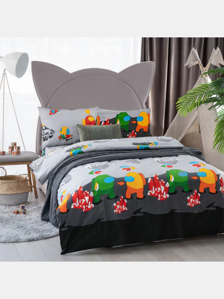 Детское постельное белье Among Us (1.5 сп)