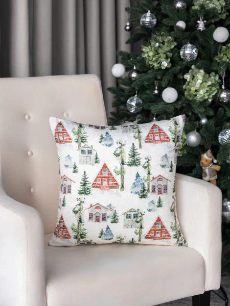 Декоративная подушка новогодняя Эрибе (45х45)