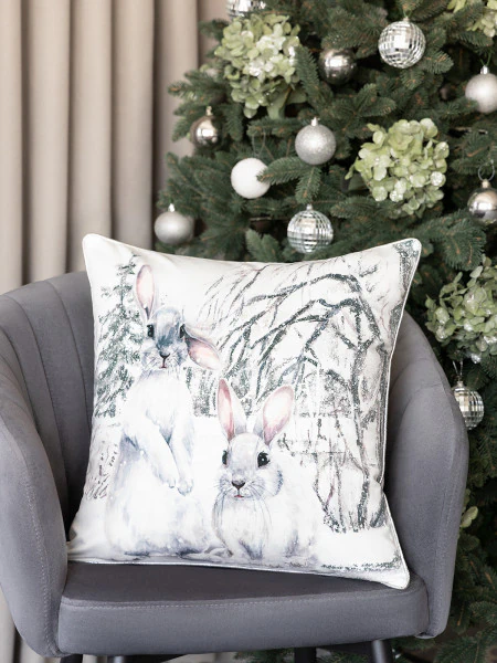 Декоративная подушка новогодняя Лалепре (45х45 (1 шт))