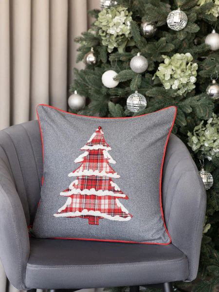 Декоративная подушка новогодняя Нэвика (45х45 (1 шт))