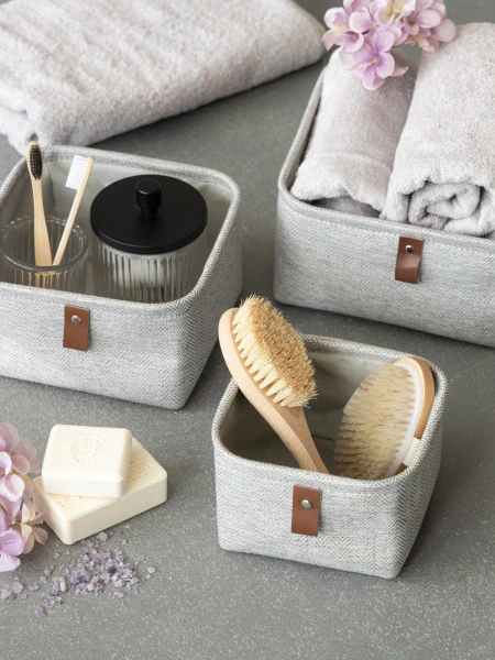 Набор корзин Йоран (25х25х12 см, 20х20х11 см, 16х16х10 см)