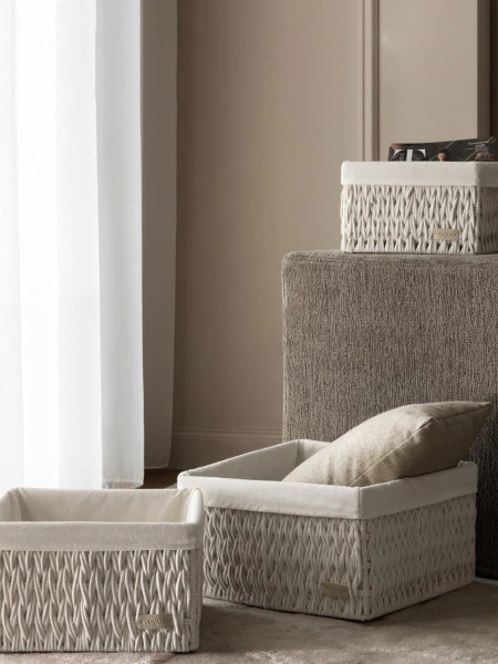 Набор корзин для хранения Нурия (35х35х20 см, 30х30х18 см, 25х25х16 см)