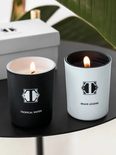 Набор ароматических свечей Тропическая вода и легенда (130 мл - 2 шт)