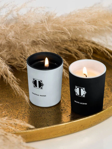 Набор ароматических свечей Тропическая вода и легенда (130 мл - 2 шт)