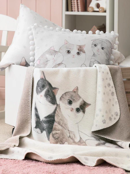 Детский плед Китти (90х120 см)