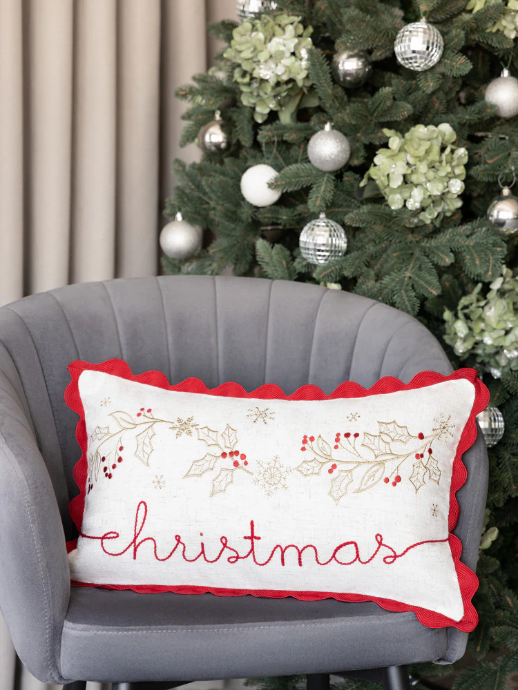 Декоративная подушка новогодняя Наталэ (30х50 (1 шт))