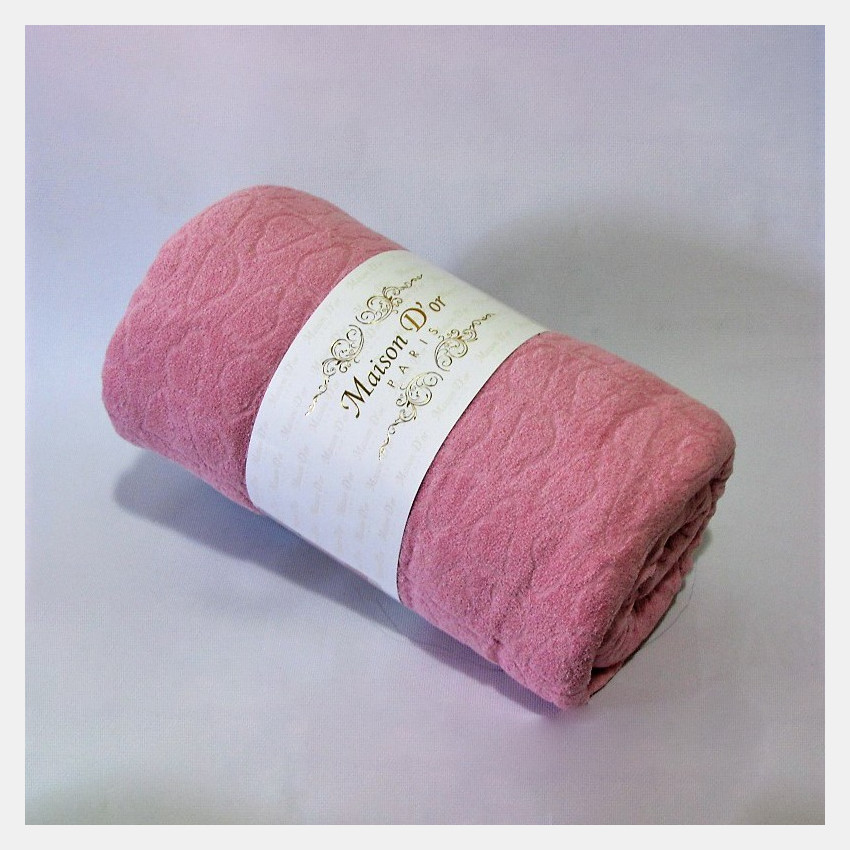 Простыня на резинке Jakarli цвет: грязно-розовый