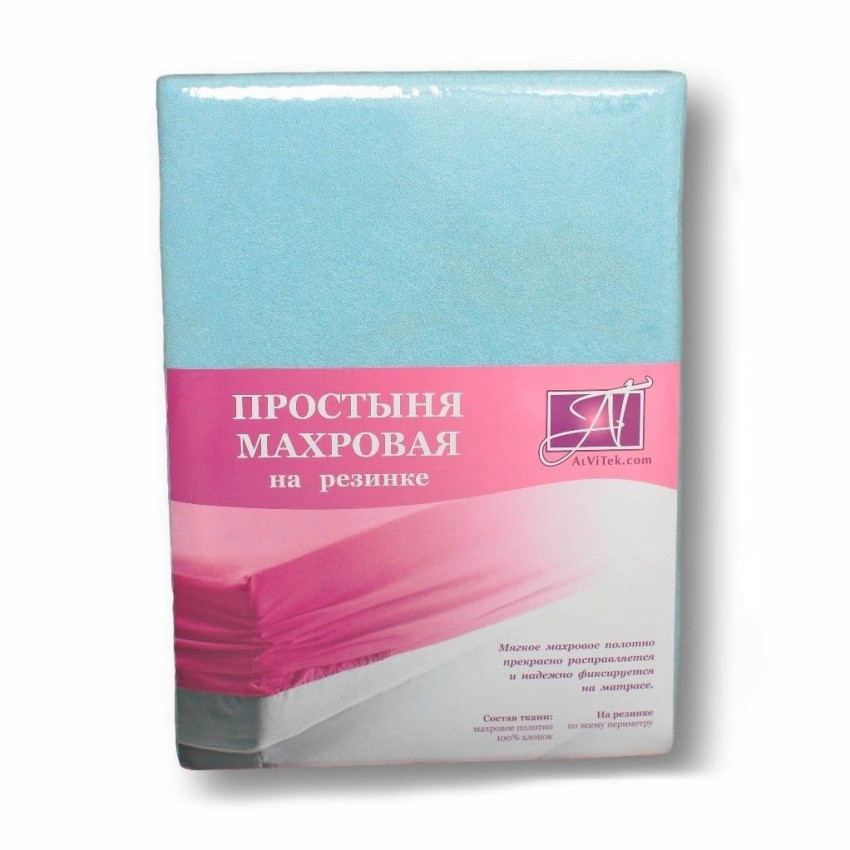 Простыня на резинке Kathleen цвет: голубой
