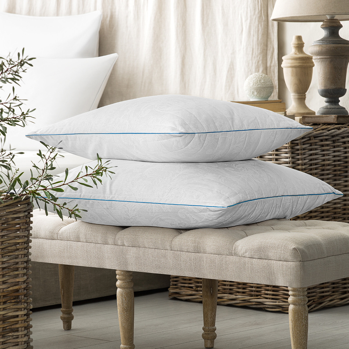 Немецкая подушка стеганая skylor medsleep тик