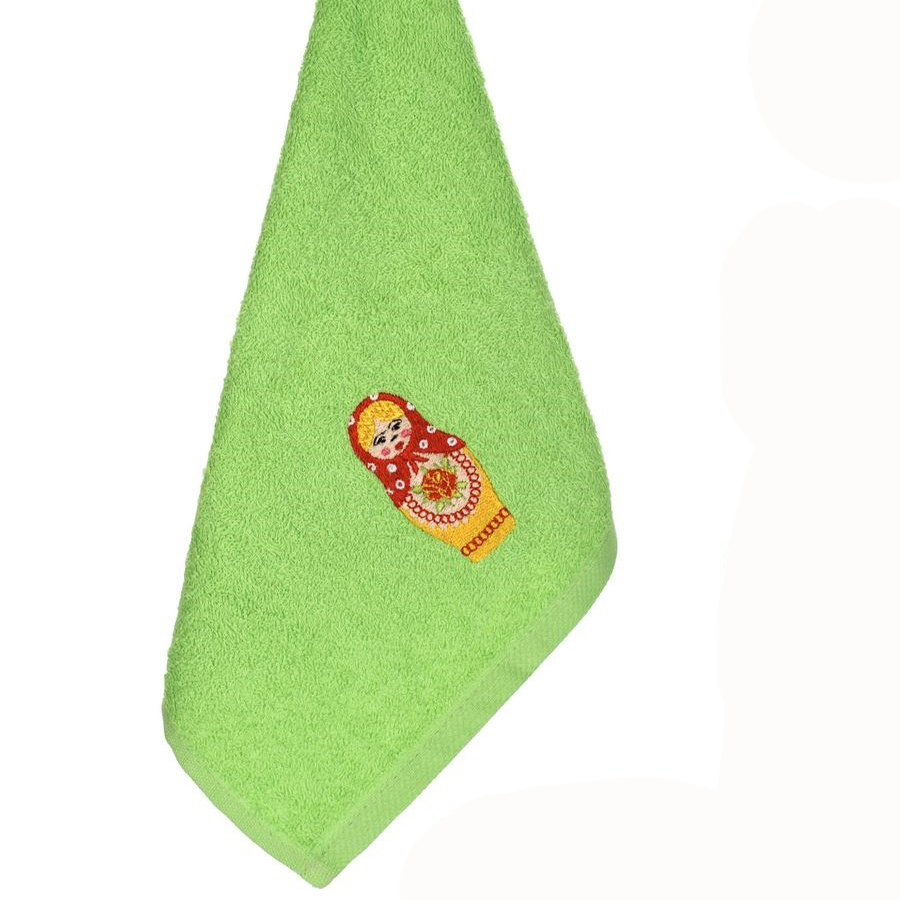 Кухонное полотенце Матрешка цвет: зеленый (30х50 см), размер 30х50 см daf948763 Кухонное полотенце Матрешка цвет: зеленый (30х50 см) - фото 1