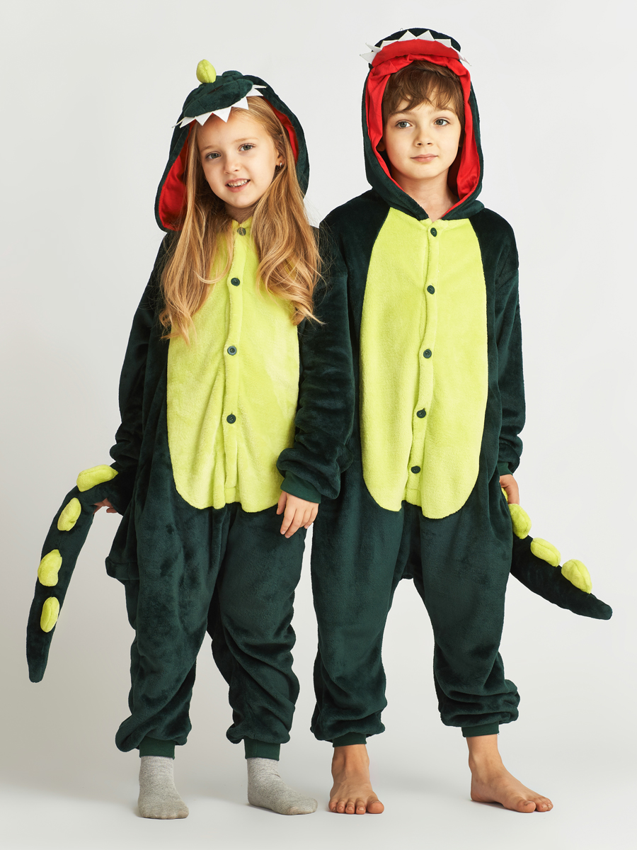 Детская пижама-кигуруми Динозавр (7-9 лет), размер 7-9 лет