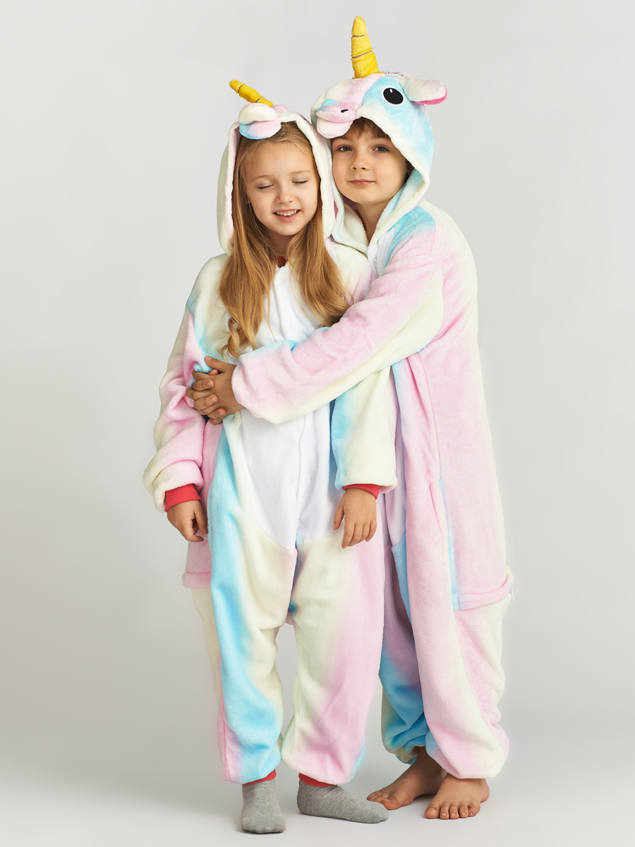 Детская пижама-кигуруми Зефирный Единорог (9-11 лет), размер 9-11 лет
