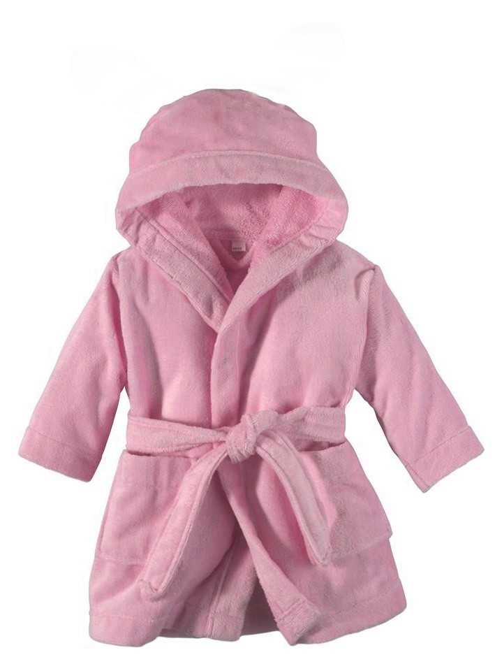 Детский банный халат Zaccai Цвет: Розовый (1 год), размер 1 год etx714047 Детский банный халат Zaccai Цвет: Розовый (1 год) - фото 1