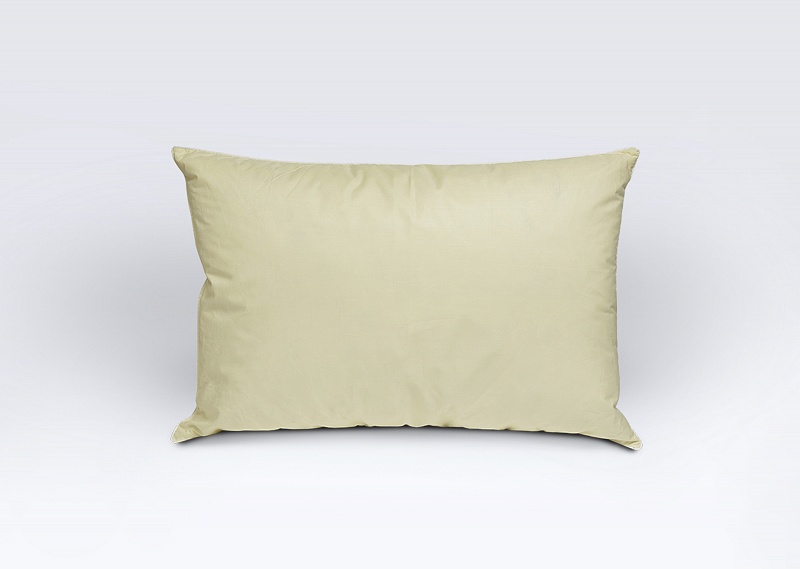 Детская подушка Эко-комфорт цвет: бежевый Средняя (40х60), размер 40х60
