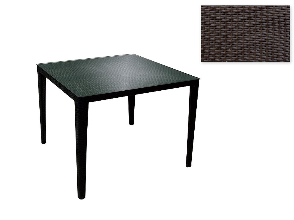 Стол Cindi (73х80х80 см), размер 73х80х80 см, цвет черный