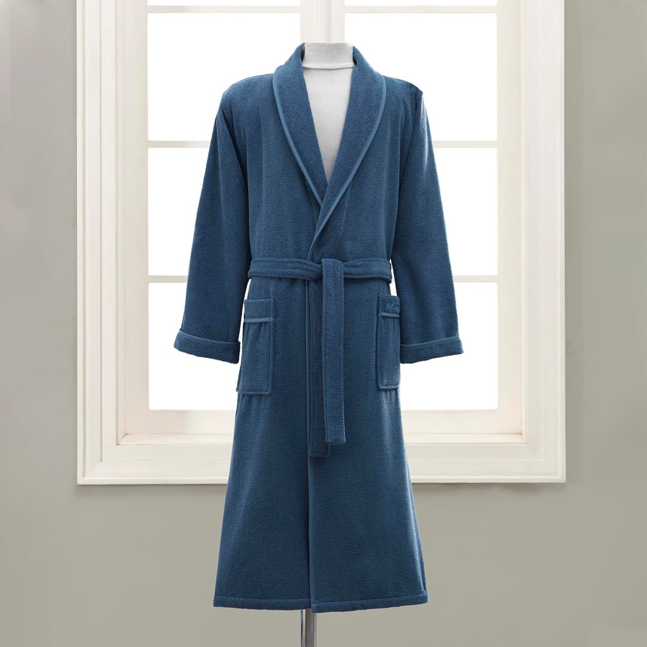 Банный халат Alena цвет: голубой (XL)