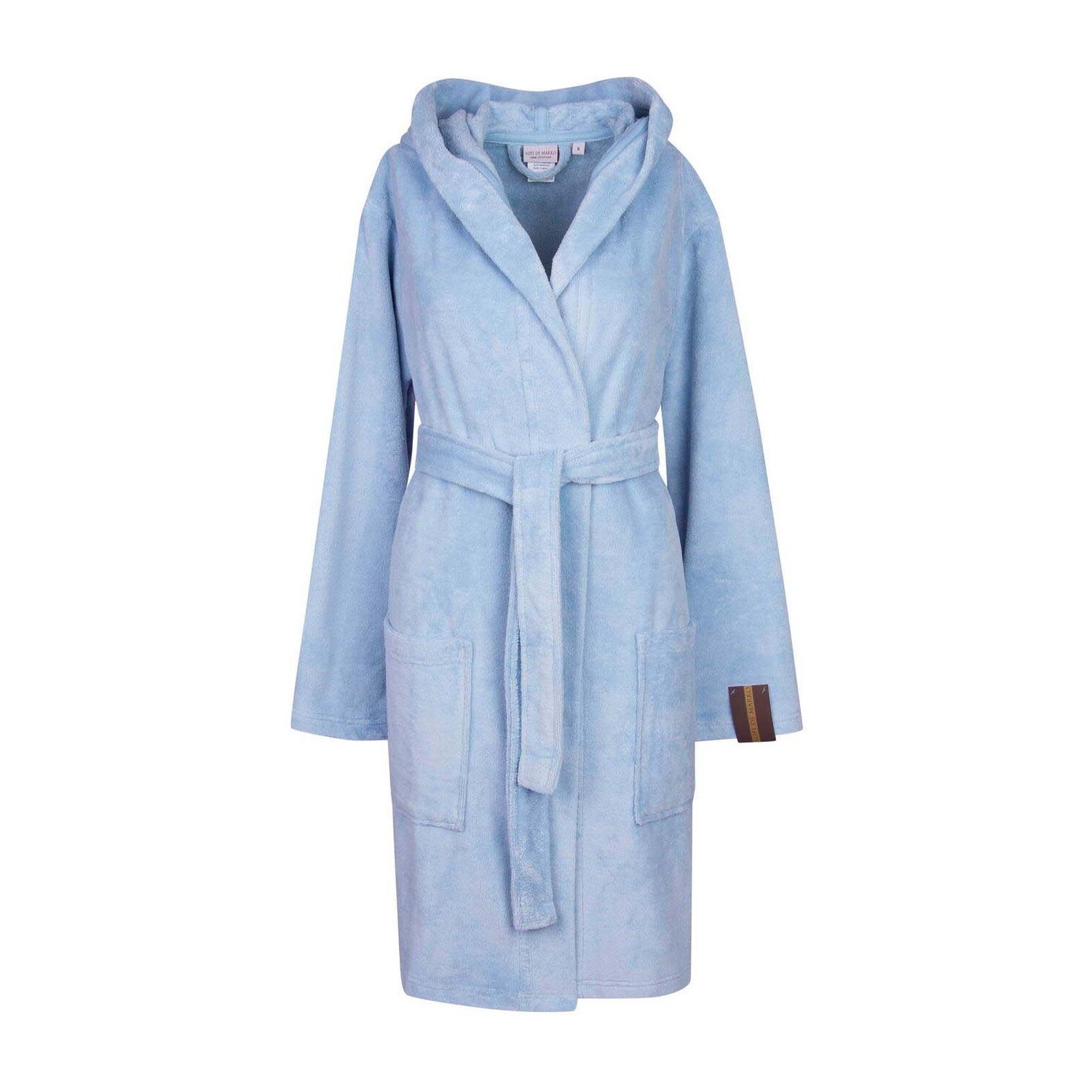 Банный халат Шанти цвет: голубой (S)
