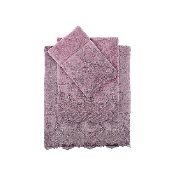 Полотенце Carolyn Цвет: Фиолетовый (50х100 см), размер 50х100 см tivh671496 Полотенце Carolyn Цвет: Фиолетовый (50х100 см) - фото 1
