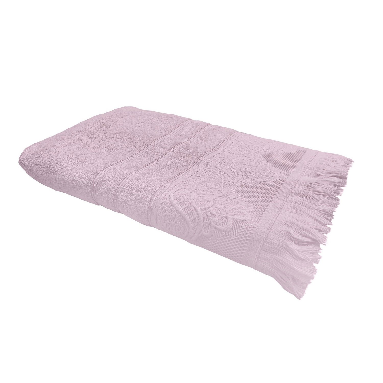 Полотенце Adajio цвет: розовый (50х90 см), размер 50х90 см pve759107 Полотенце Adajio цвет: розовый (50х90 см) - фото 1