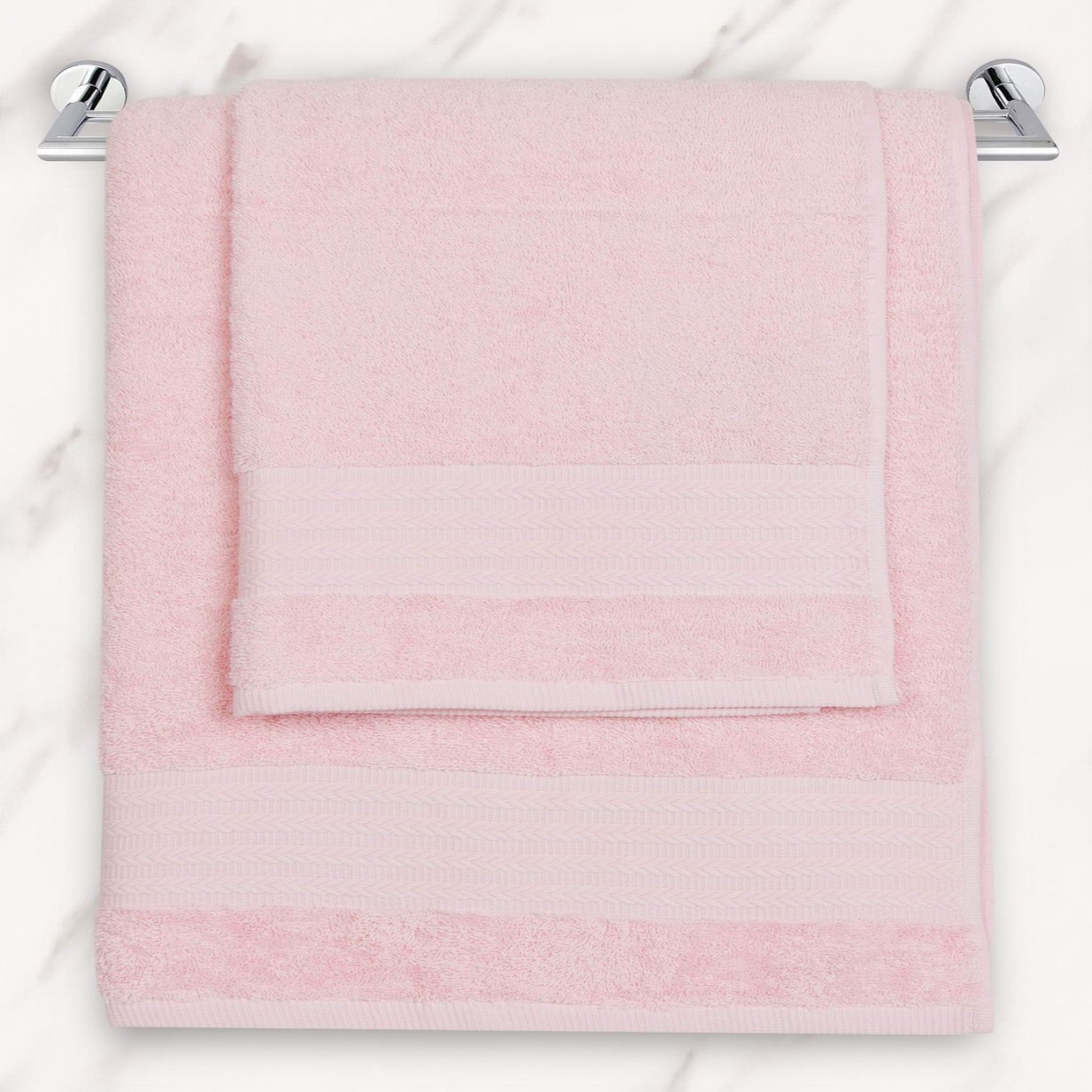 Полотенце Ashby цвет: розовый (50х70 см), размер 50х70 см sofi753858 Полотенце Ashby цвет: розовый (50х70 см) - фото 1