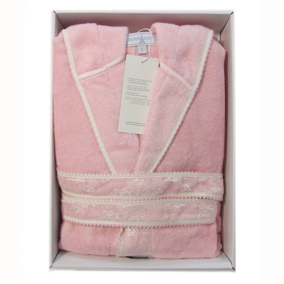 Банный халат Vassago цвет: розовый (M)