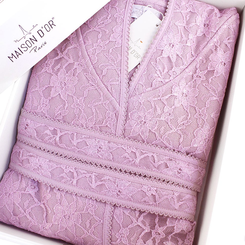 Банный халат Phul цвет: фиолетовый (S)