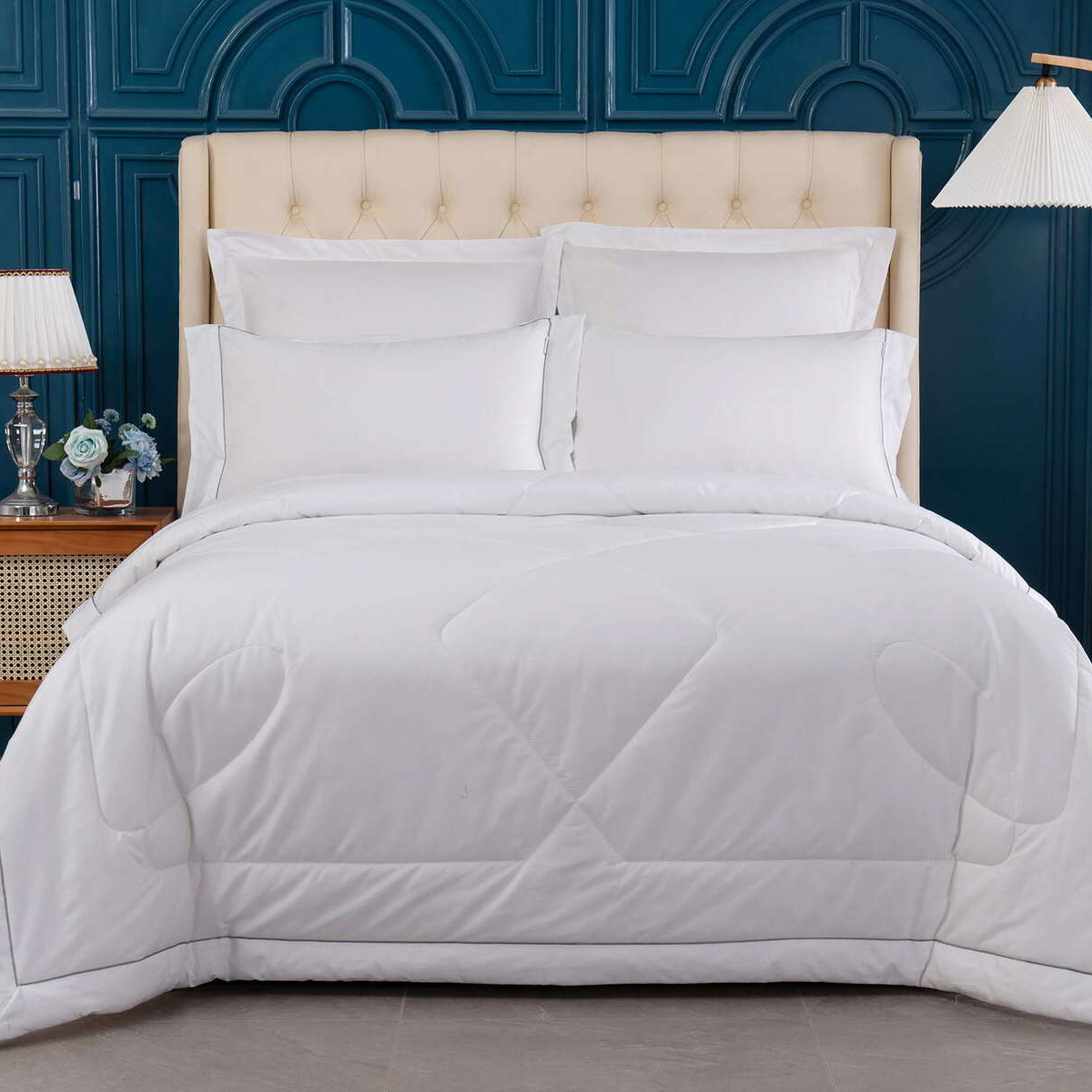 Постельное белье с одеялом Маурицио цвет: белый (1,5 спал.)