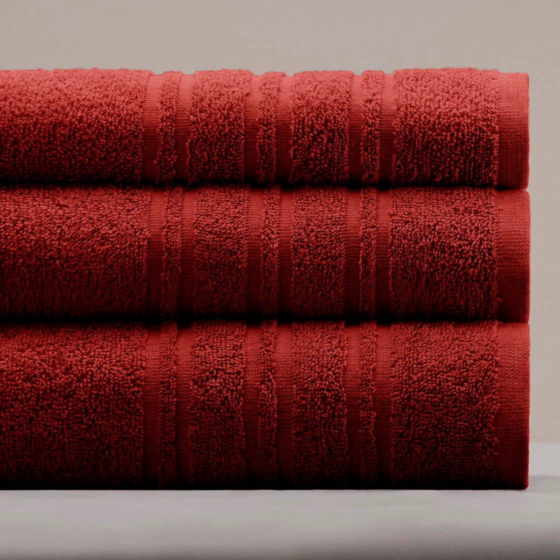 Полотенце Monica цвет: бордовый (50х90 см), размер 50х90 см sofi790502 Полотенце Monica цвет: бордовый (50х90 см) - фото 1