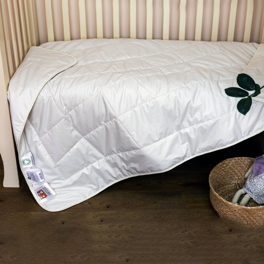 Детское одеяло Baby Organic Linen Grass Всесезонное (100х135 см), размер 100х135 см