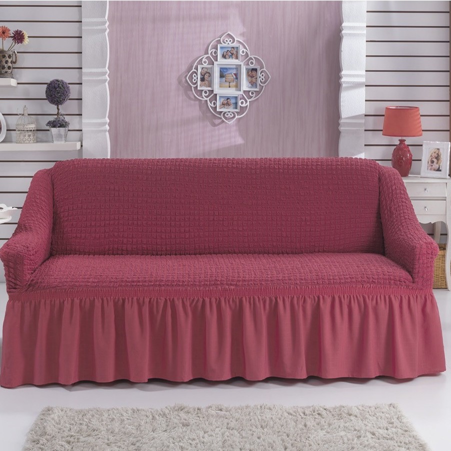 розовый чехол на диван