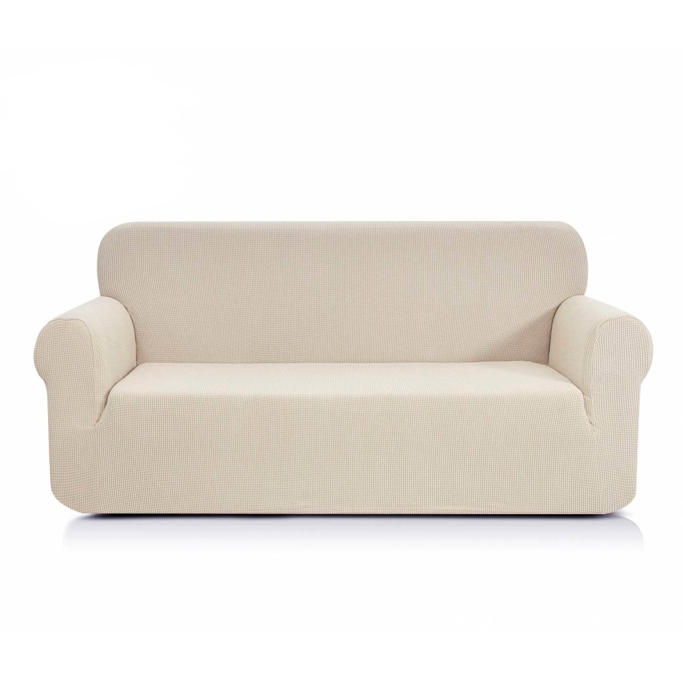 Чехол для дивана Моника цвет: молочный (Трехместный), размер Без наволочек sofi881463 Чехол для дивана Моника цвет: молочный (Трехместный) - фото 1
