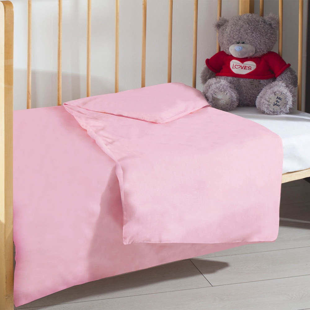 Детский пододеяльник Clair цвет: розовый (150х200 см), размер 150х200 см pve883410 Детский пододеяльник Clair цвет: розовый (150х200 см) - фото 1