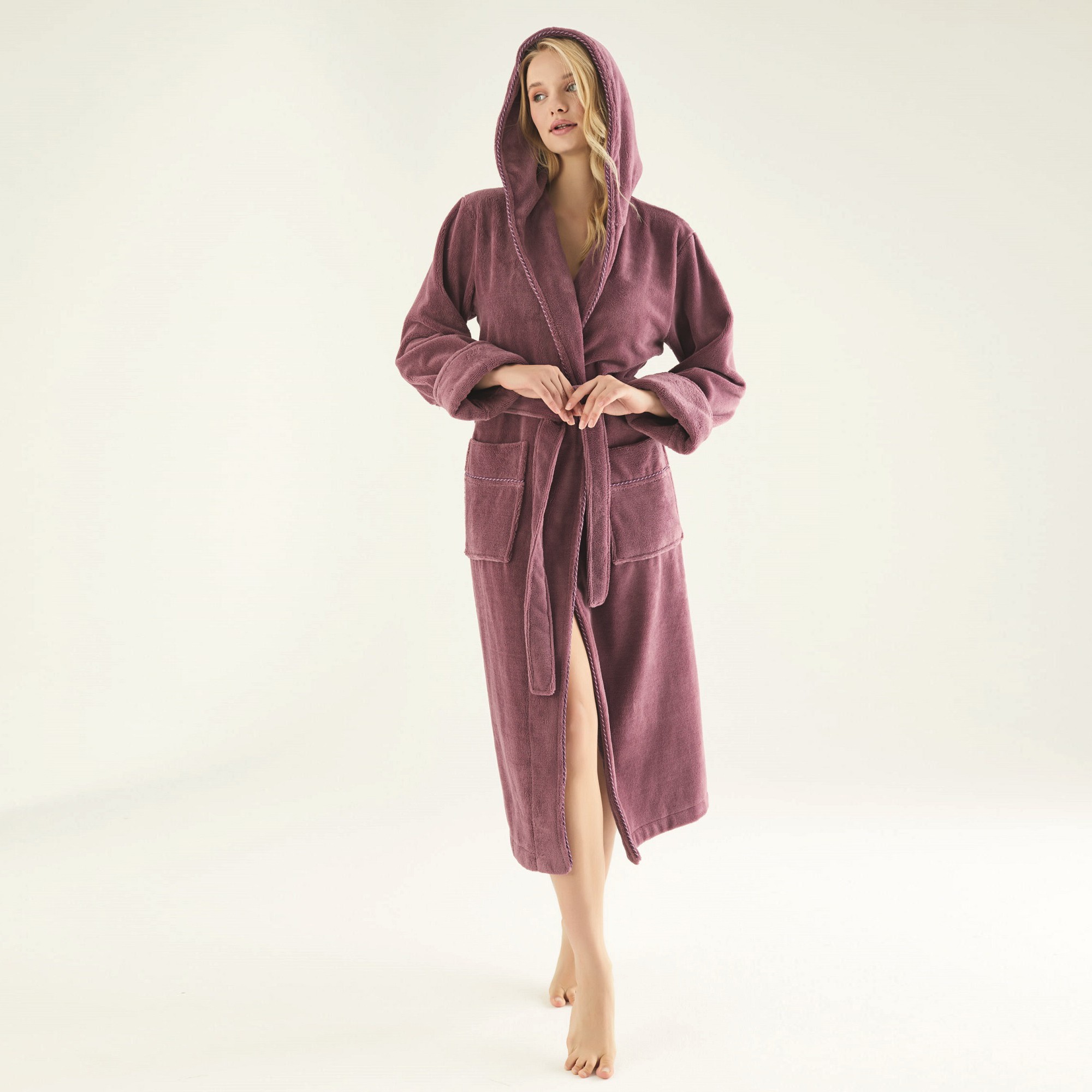 Банный халат Marlen цвет: фиолетовый (S)