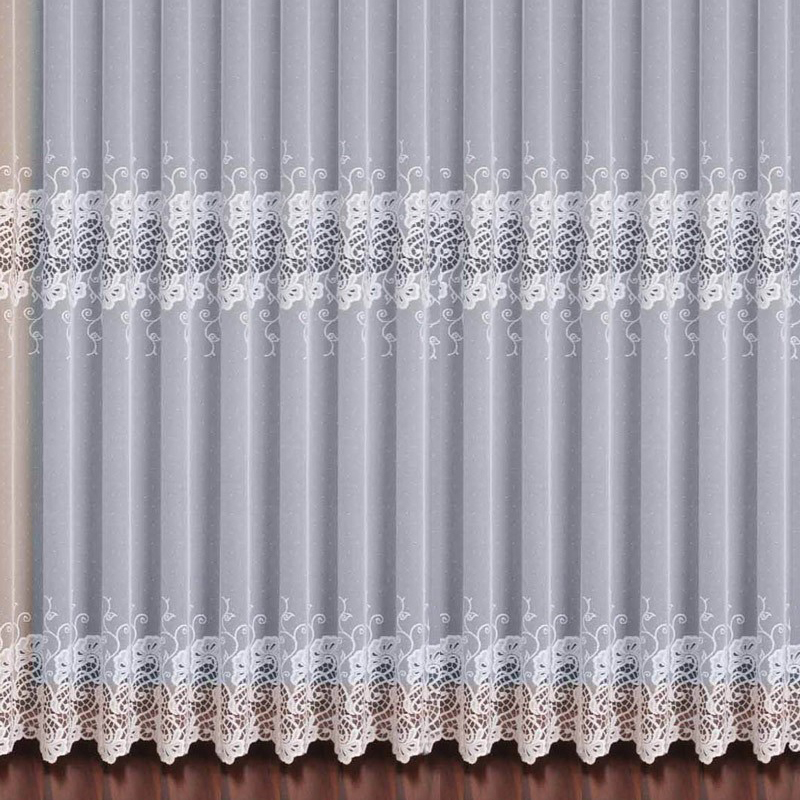 Классические шторы Ленора цвет: белый (300х250 см - 1 шт), размер 300х250 см - 1 шт ha939174 Классические шторы Ленора цвет: белый (300х250 см - 1 шт) - фото 1