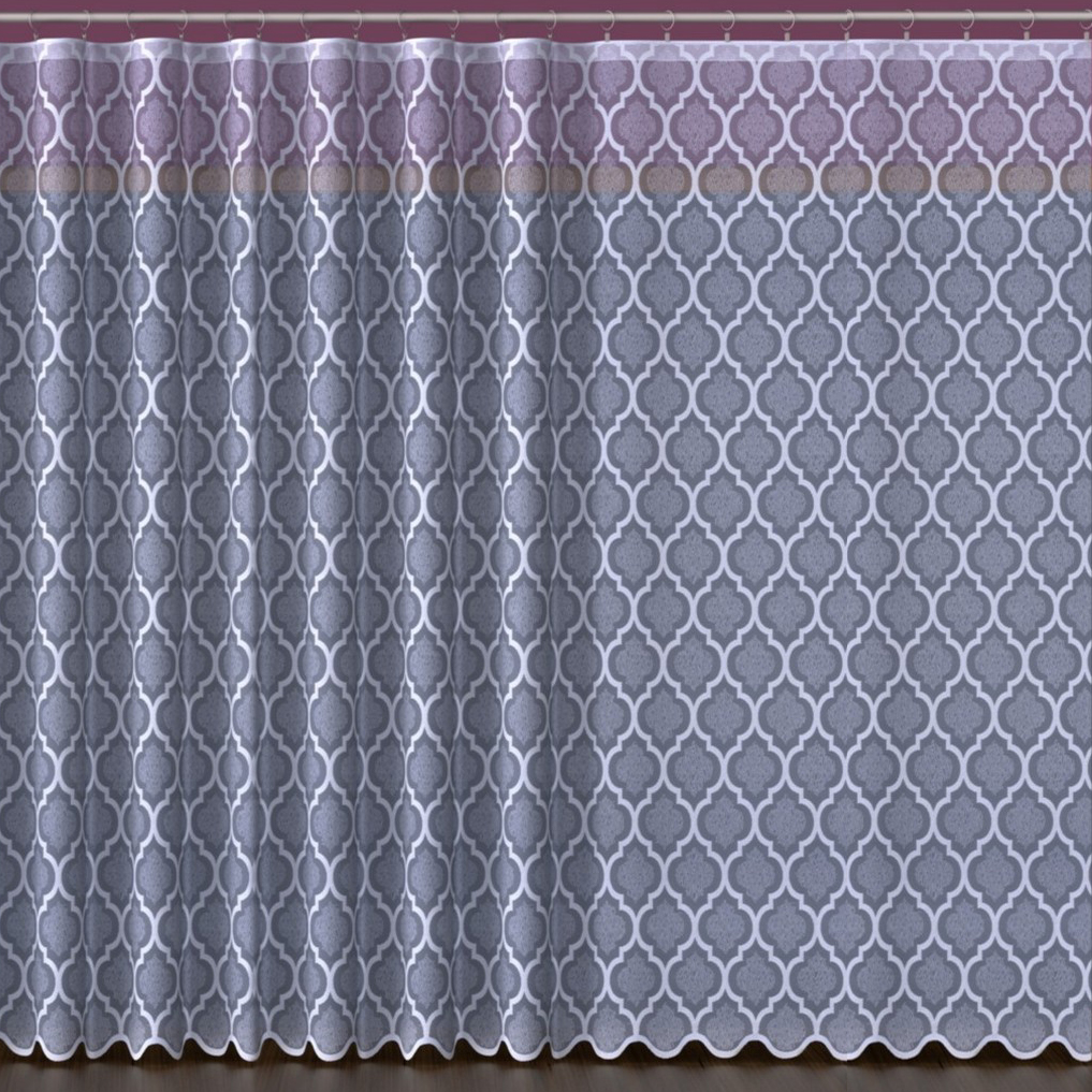 Классические шторы Готика цвет: белый (500х250 см - 1 шт), размер 500х250 см - 1 шт