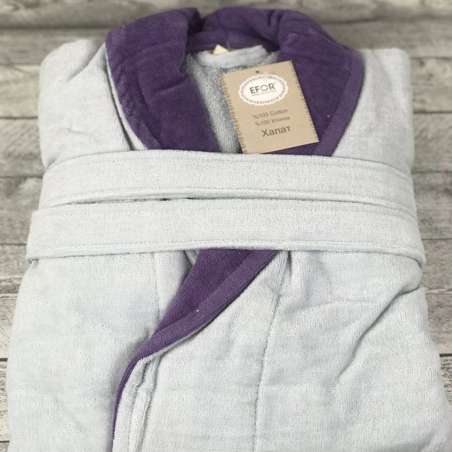 Банный халат Кендра цвет: серый (L-XL)