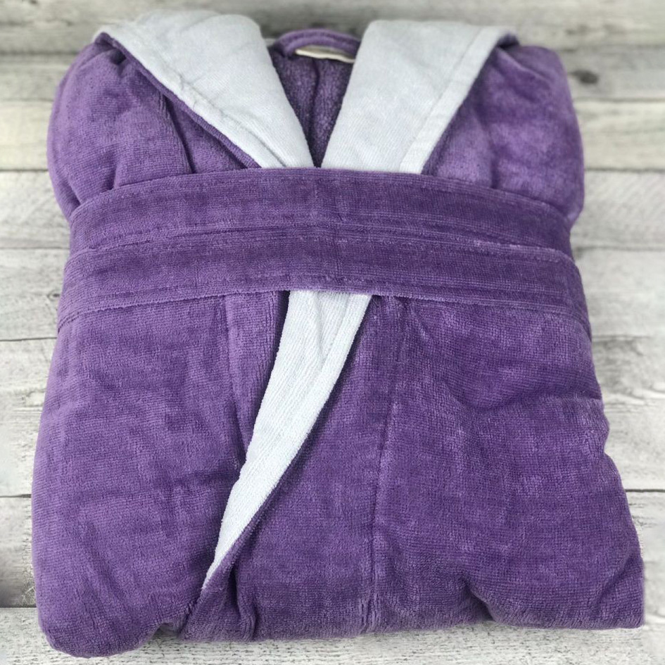Банный халат Naida цвет: лиловый (L-XL)