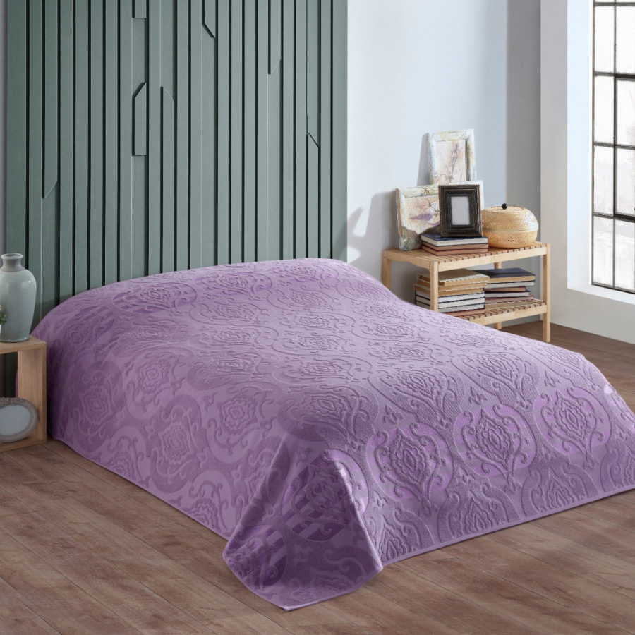 Покрывало-простыня Cornely цвет: фиолетовый (220х240 см), размер 220х240 см