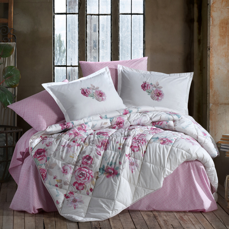 Одеяло-покрывало Desima цвет: розовый (240х260 см), размер 240х260 см kvn957351 Одеяло-покрывало Desima цвет: розовый (240х260 см) - фото 1